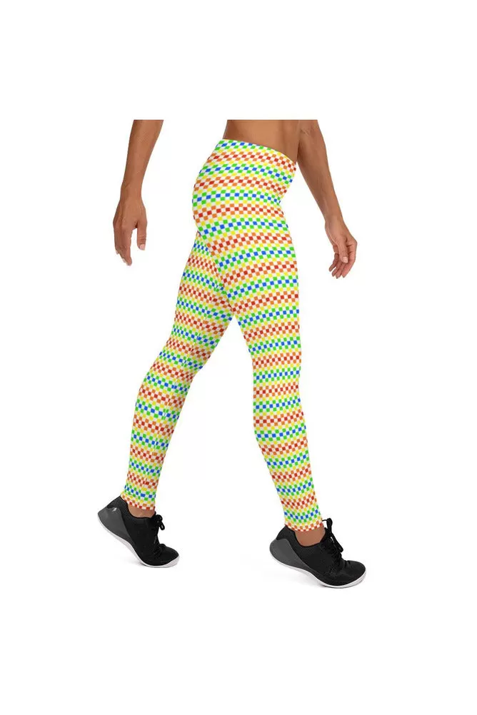 Rainbow Checkered Leggings