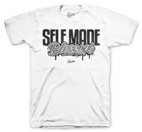 Retro 11 Cool Grey Shirt - Self Made  - White