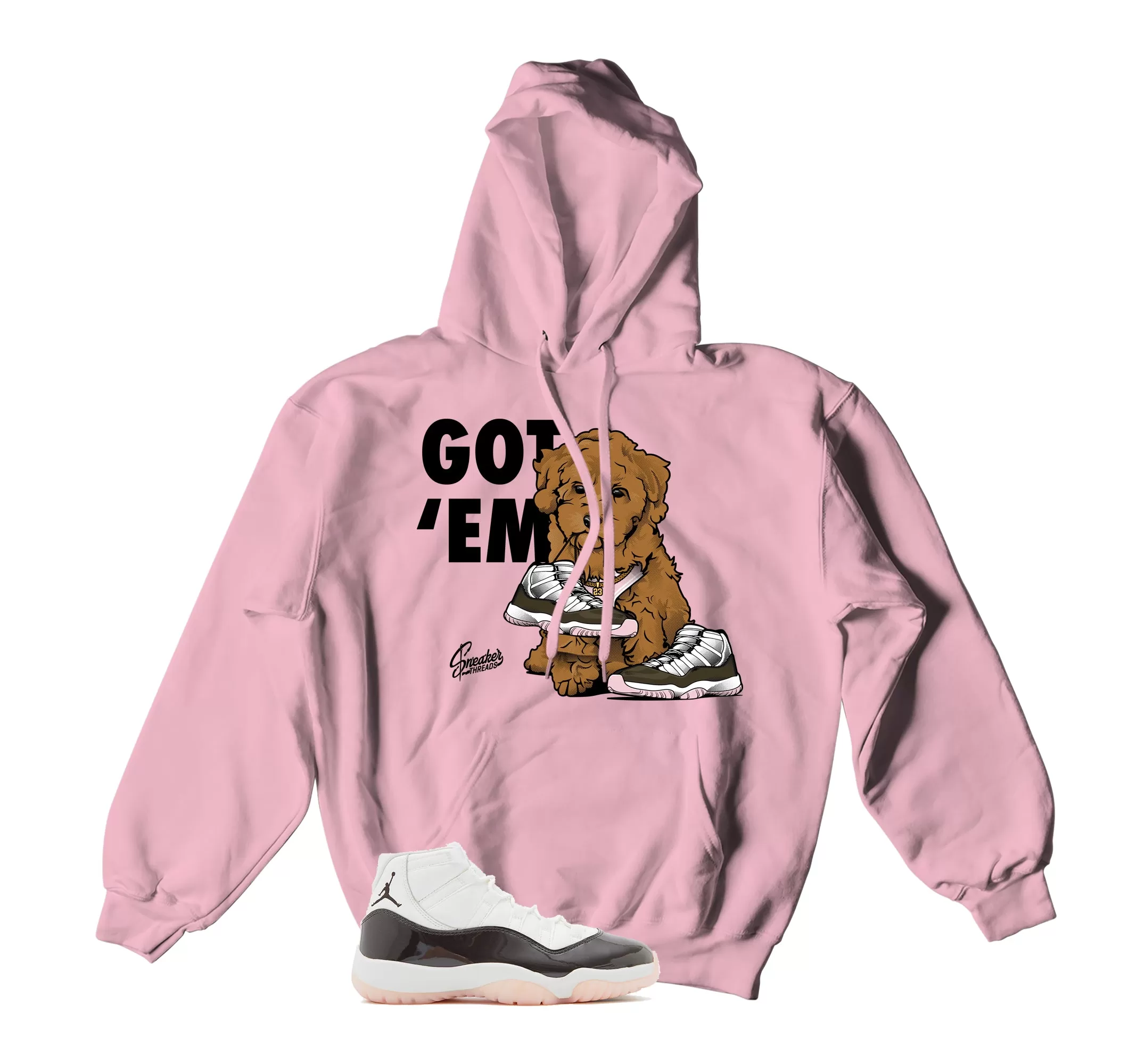 Retro 11 Neapolitan Hoody - Got Em - Light Pink