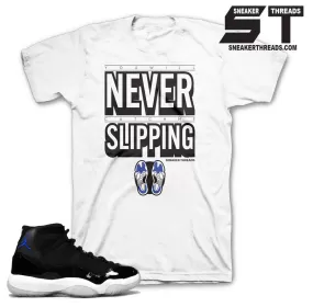 Retro 11 Space Jam Never Slipping Shirt