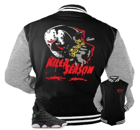 Retro 13 Playoff Killa Season Varsity Jacket