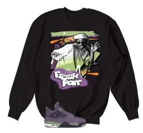 Retro 4 Canyon Purple Fresh Pair Sweater