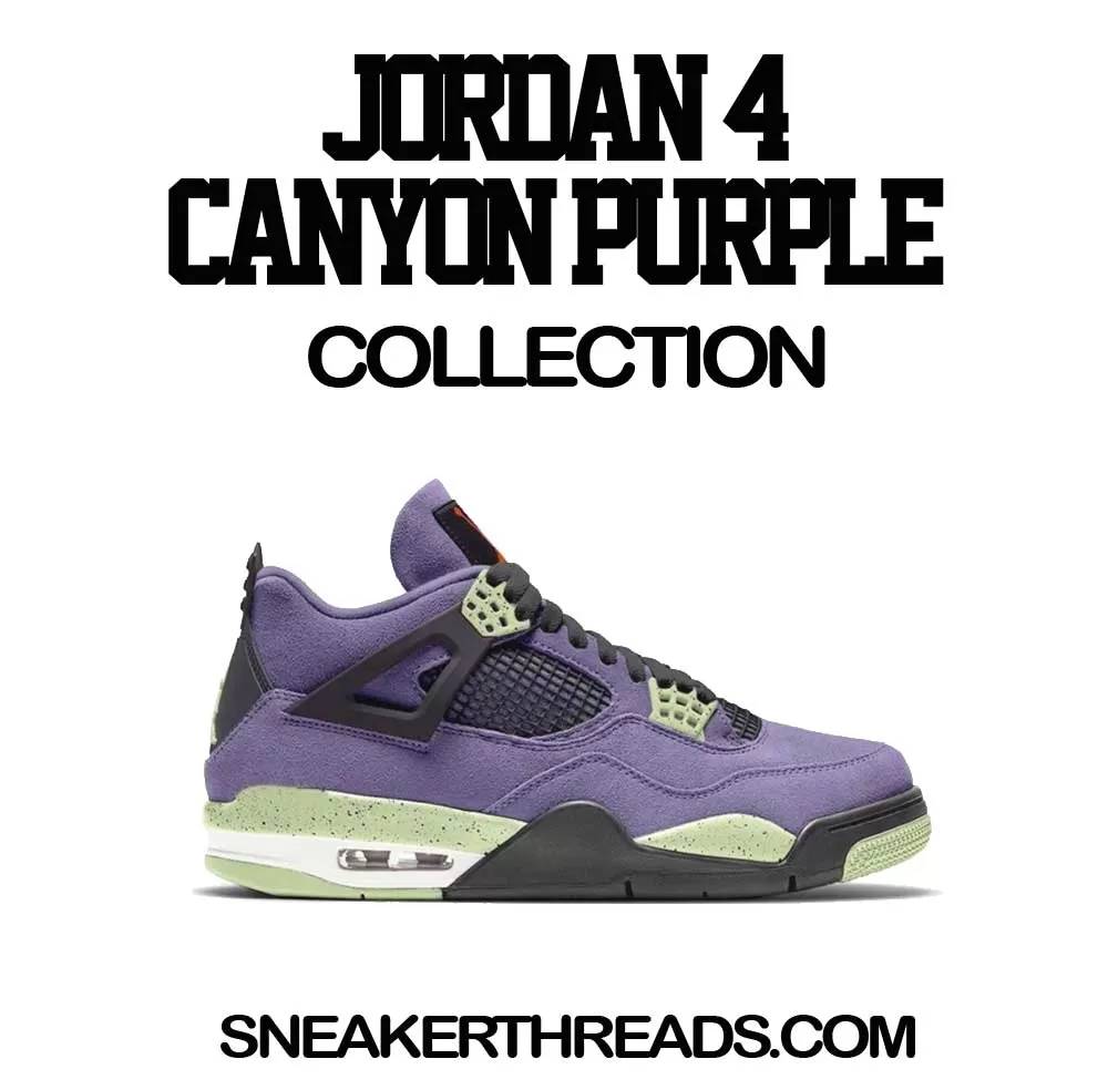 Retro 4 Canyon Purple Sweater - Trust Issues - Black