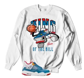 Retro 4 Messy Room Fly Kicks Sweater