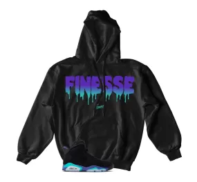 Retro 6 Aqua Finesse Hoody