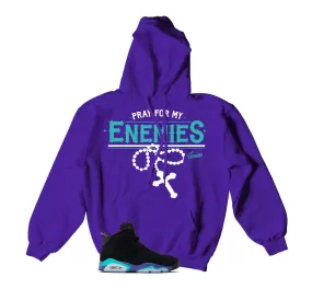 Retro 6 Aqua Hoody - Enemies - Purple