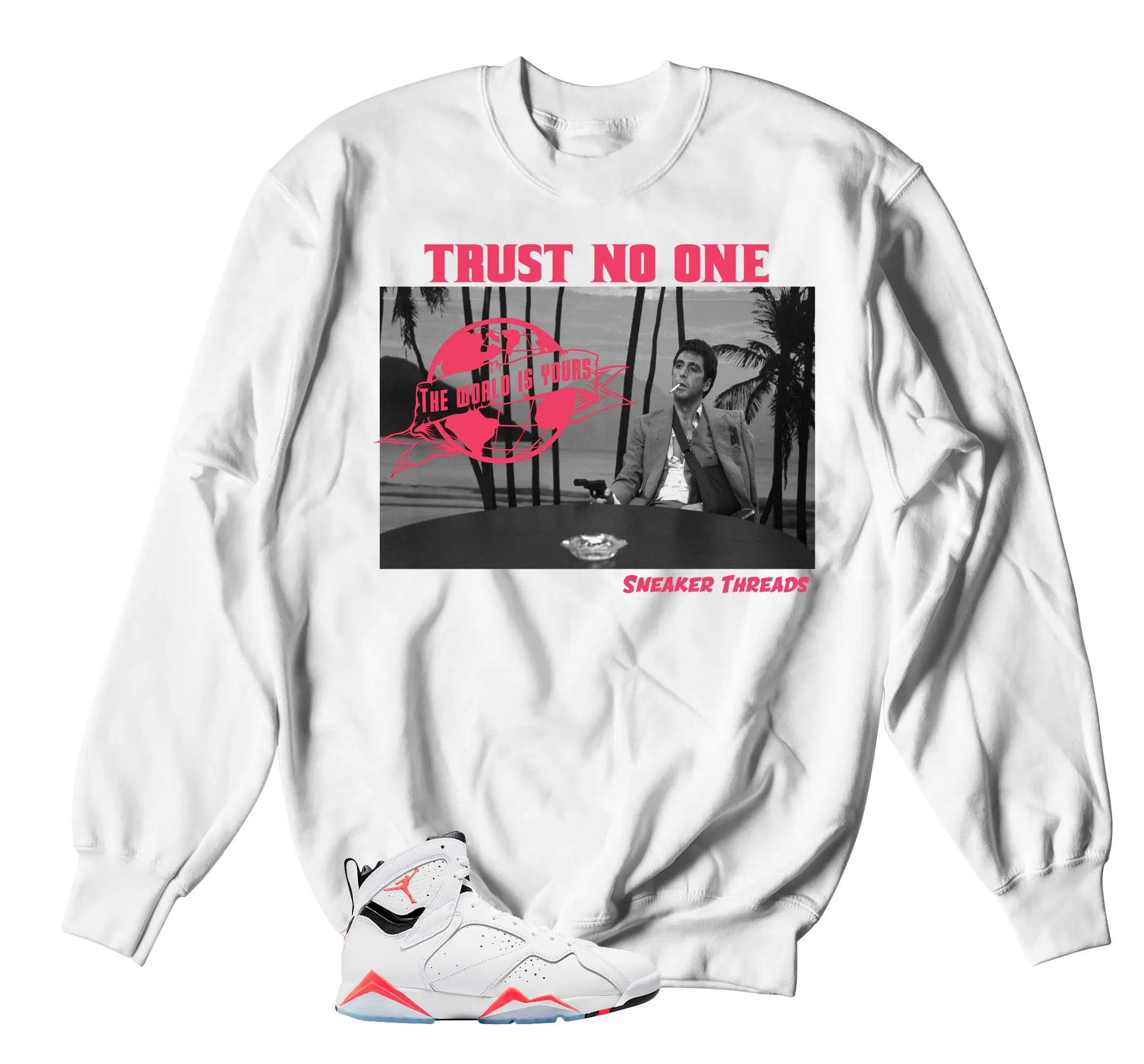 Retro 7 Infrared Tony Knows Sweater