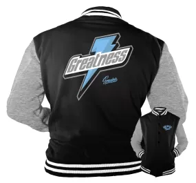 Retro 9 University Blue Jacket - Greatness - Black