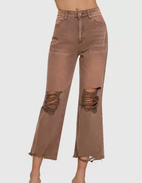 Revival Distressed Cropped Pant