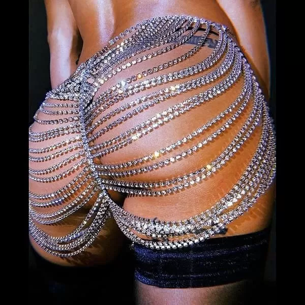 Rhinestone Body Chain