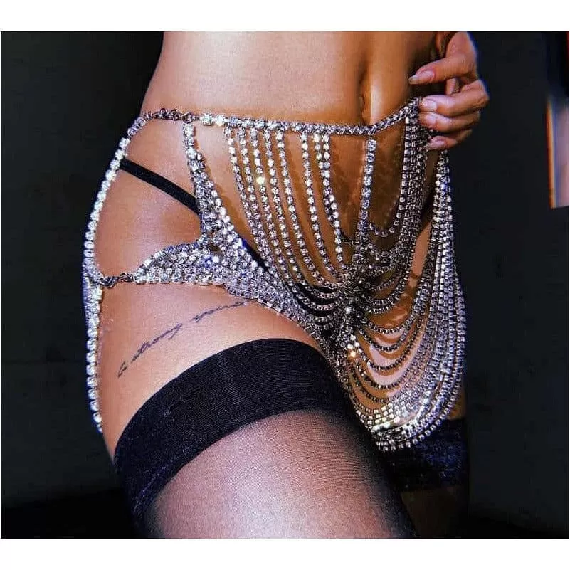 Rhinestone Body Chain