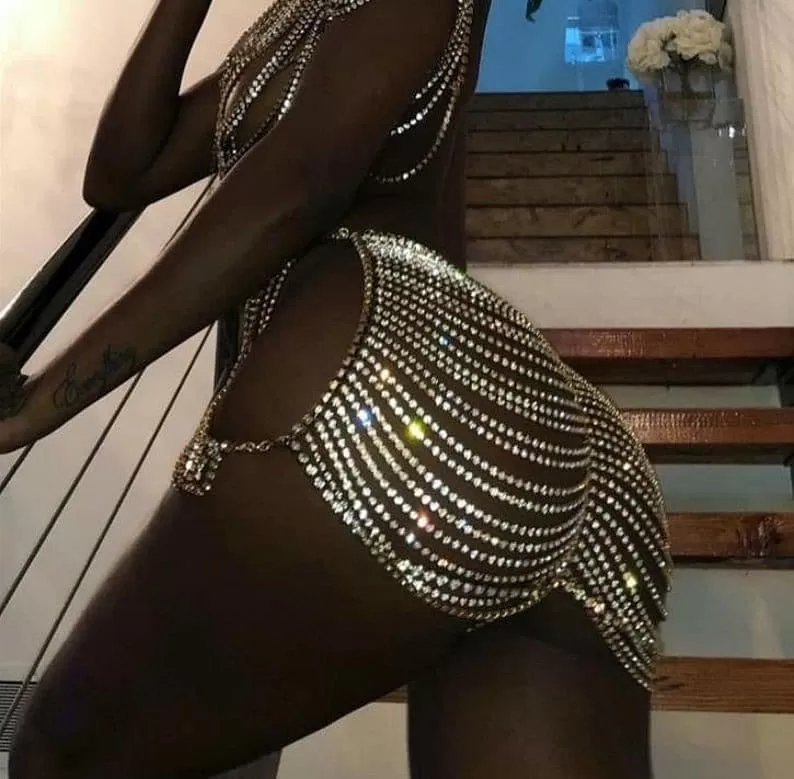 Rhinestone Body Chain