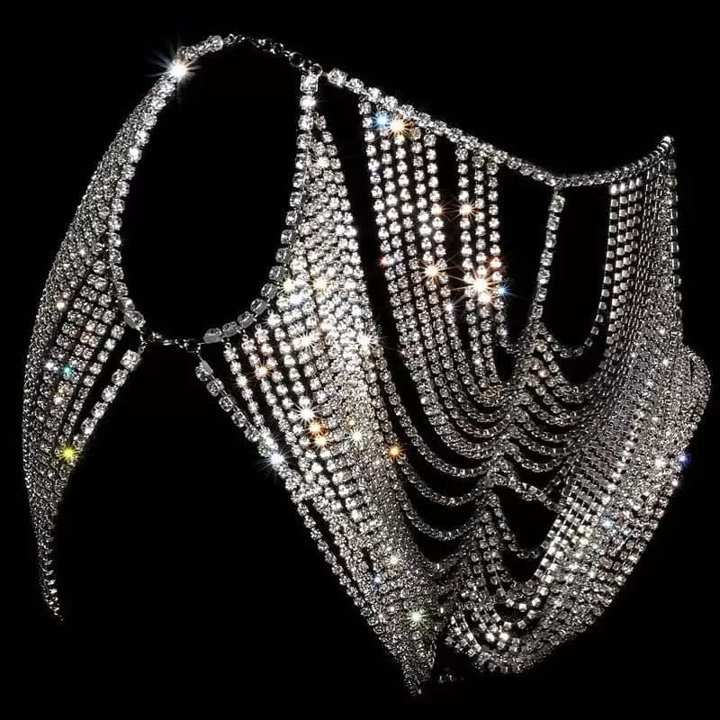 Rhinestone Body Chain