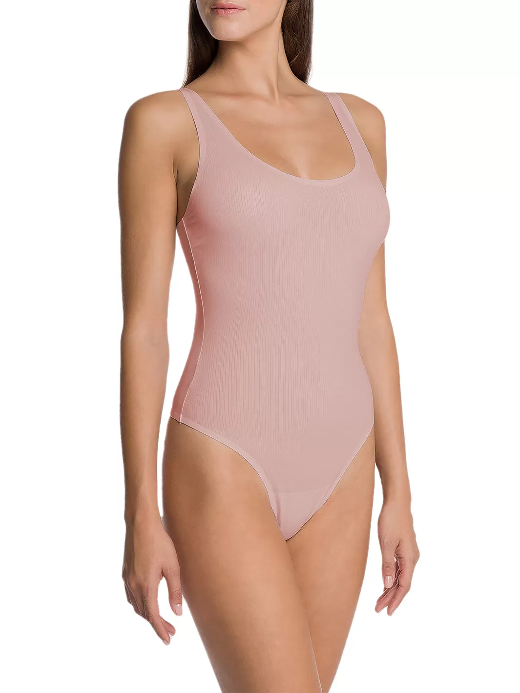 Ribbed Thong Bodysuit