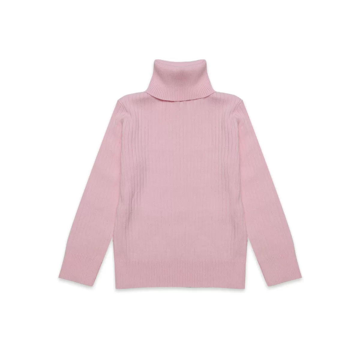 Ribbed Turtleneck pink