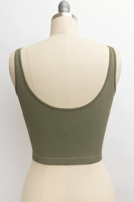 Ribbed Underline Seams Brami Top