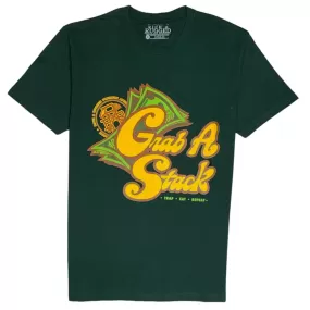 Rich & Rugged Grab Stacks T-Shirt (Green) - RRGRSFOG