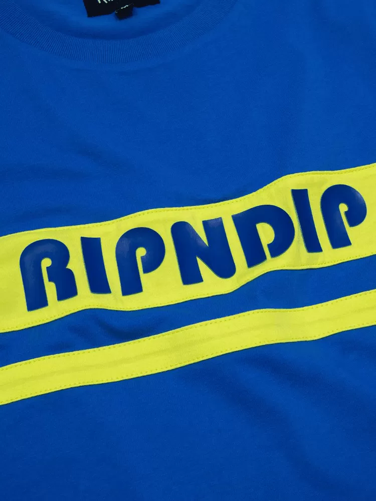 Rip N Dip Baja Rubber Logo Tee - Royal Blue