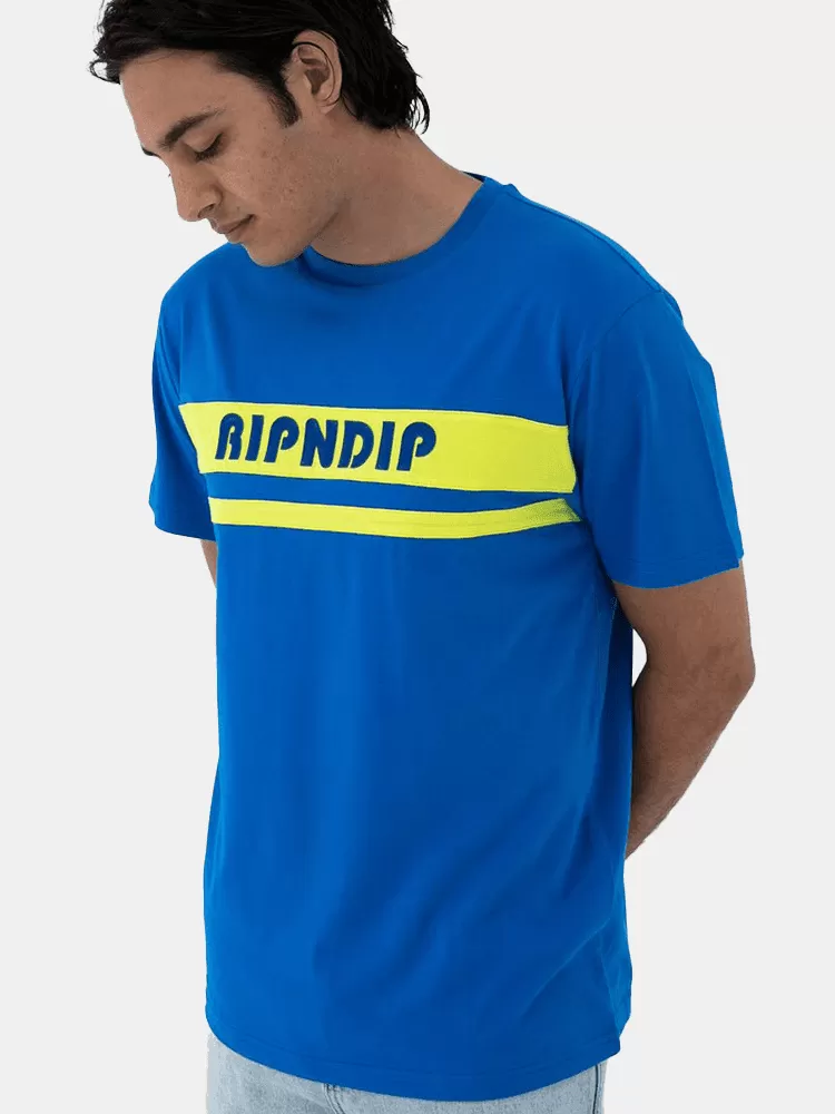 Rip N Dip Baja Rubber Logo Tee - Royal Blue