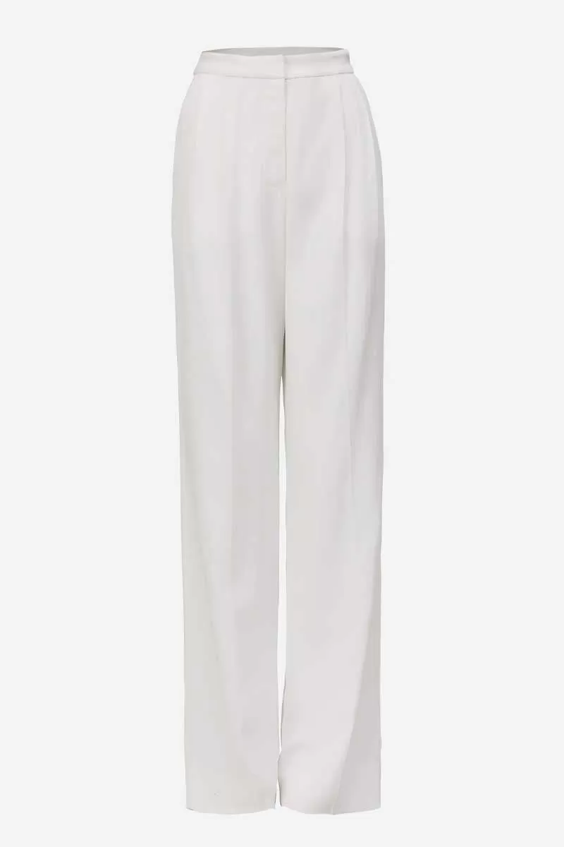 ROLODEX TROUSER-IVORY