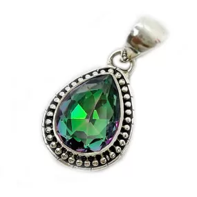 Ryal Mystic Topaz Teardrop Pendant