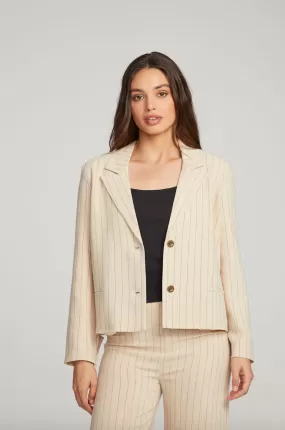 Santana Pinstripe Blazer