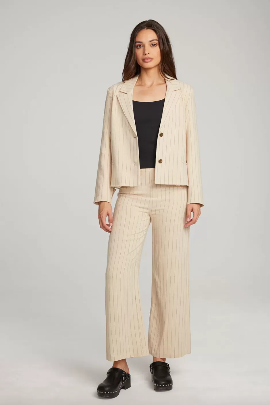 Santana Pinstripe Blazer