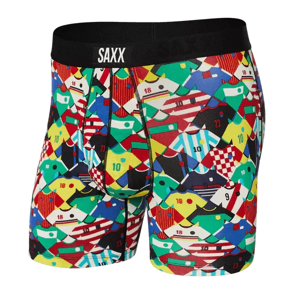 SAXX Men's Ultra Boxer Brief Underwear - Kit Collector Multi