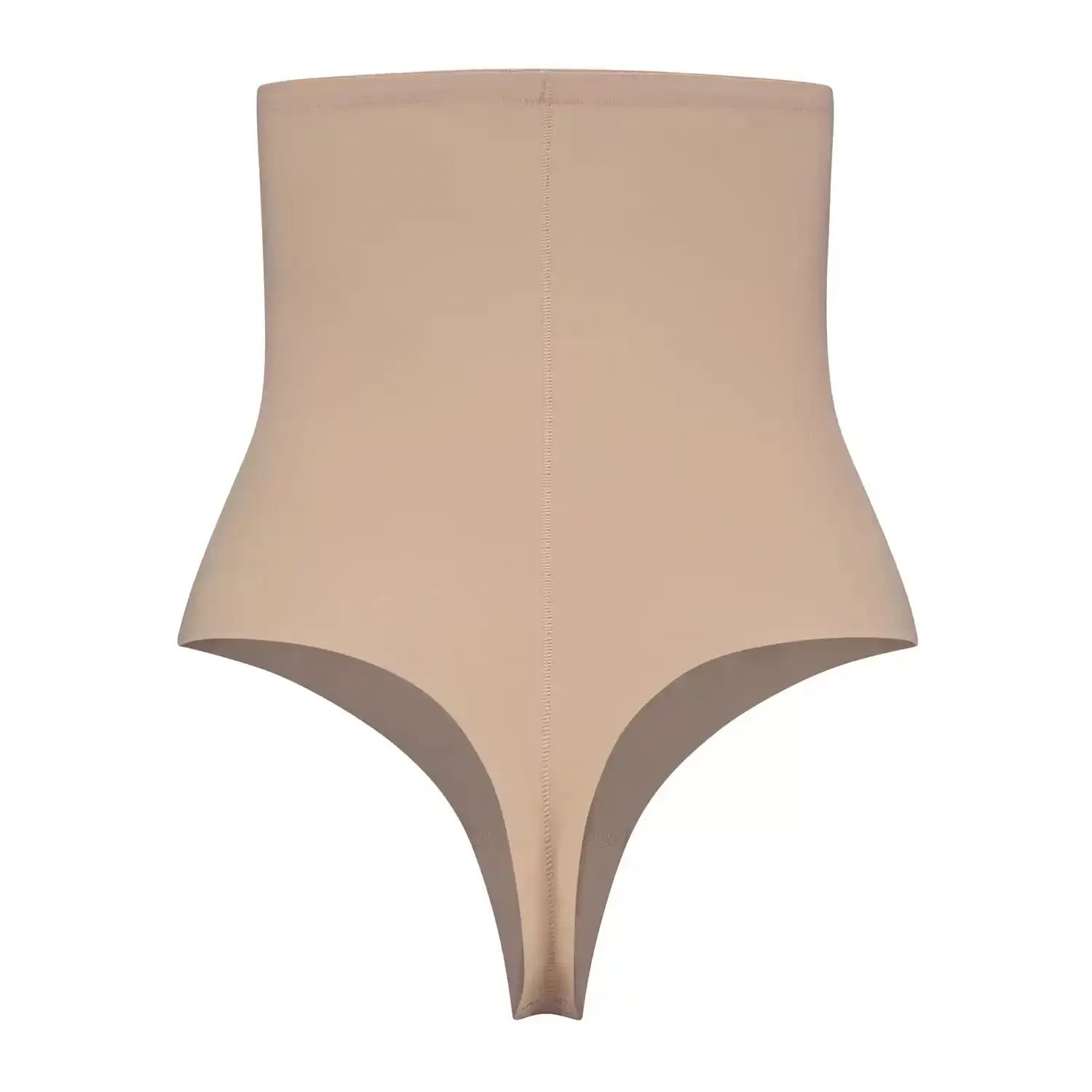 Sculpting High Waist Thong - Beige