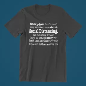 SD - Scorpio Social Distancing Shirt