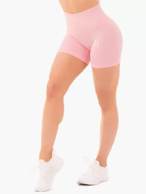 Seamless Staples Shorts - Baby Pink Marl