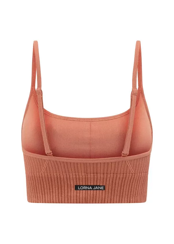 Seamless Swim Bra Rust