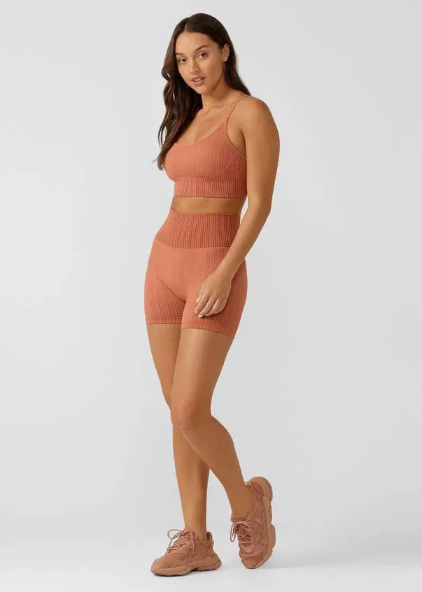 Seamless Swim Bra Rust