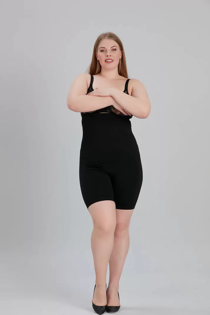 Shapewear London High Waisted Shapewear Shorts In Black