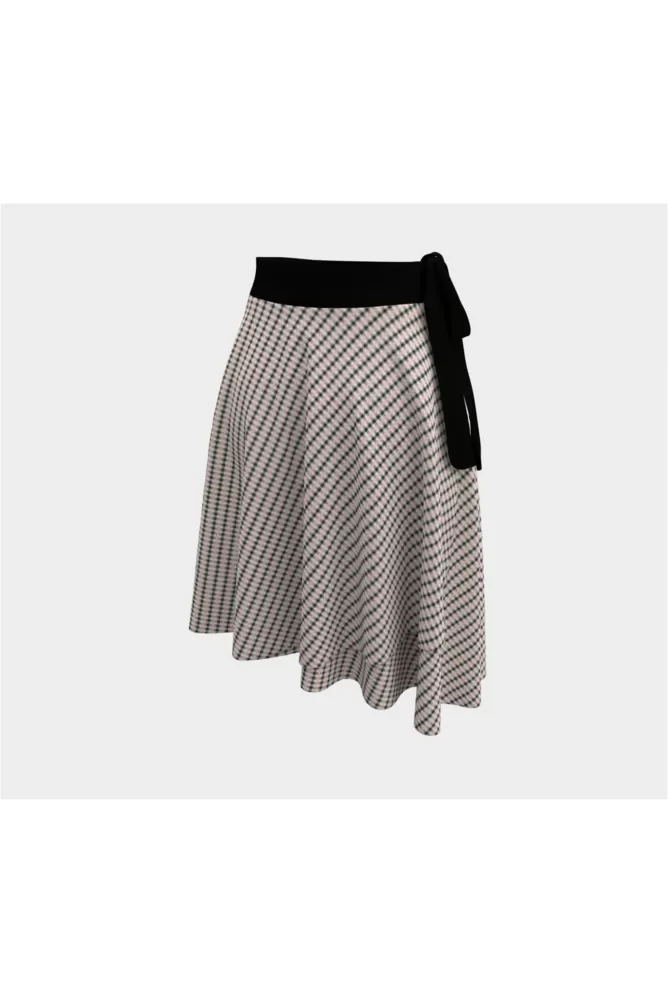 Shepherd's Check Wrap Skirt