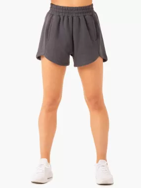 Sideline Track Shorts - Charcoal