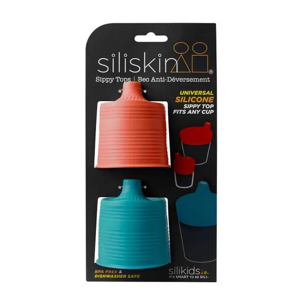 Siliskin Sippy Spout Tops 2 pack