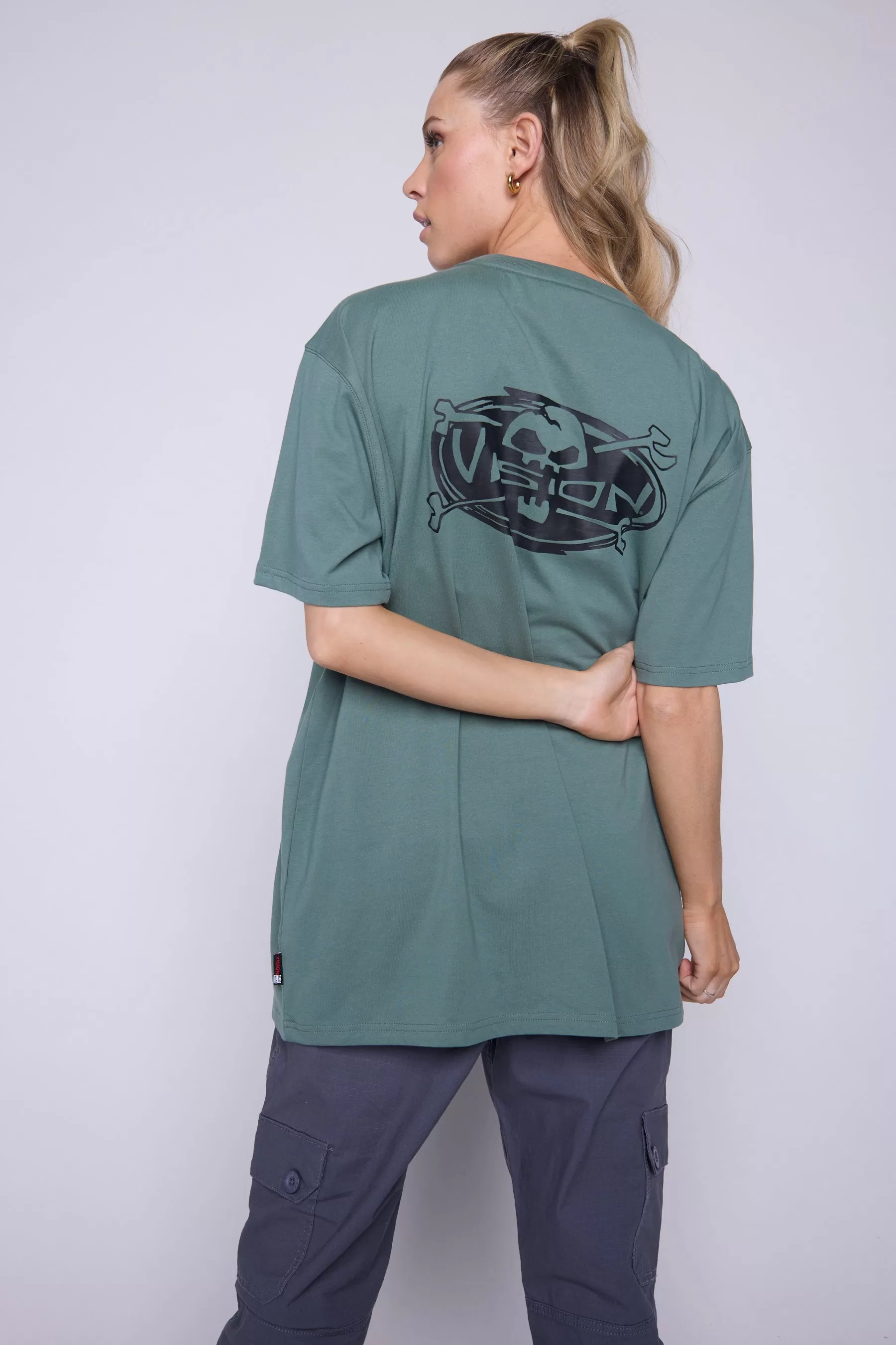 Skull Logo T-Shirt - Moss