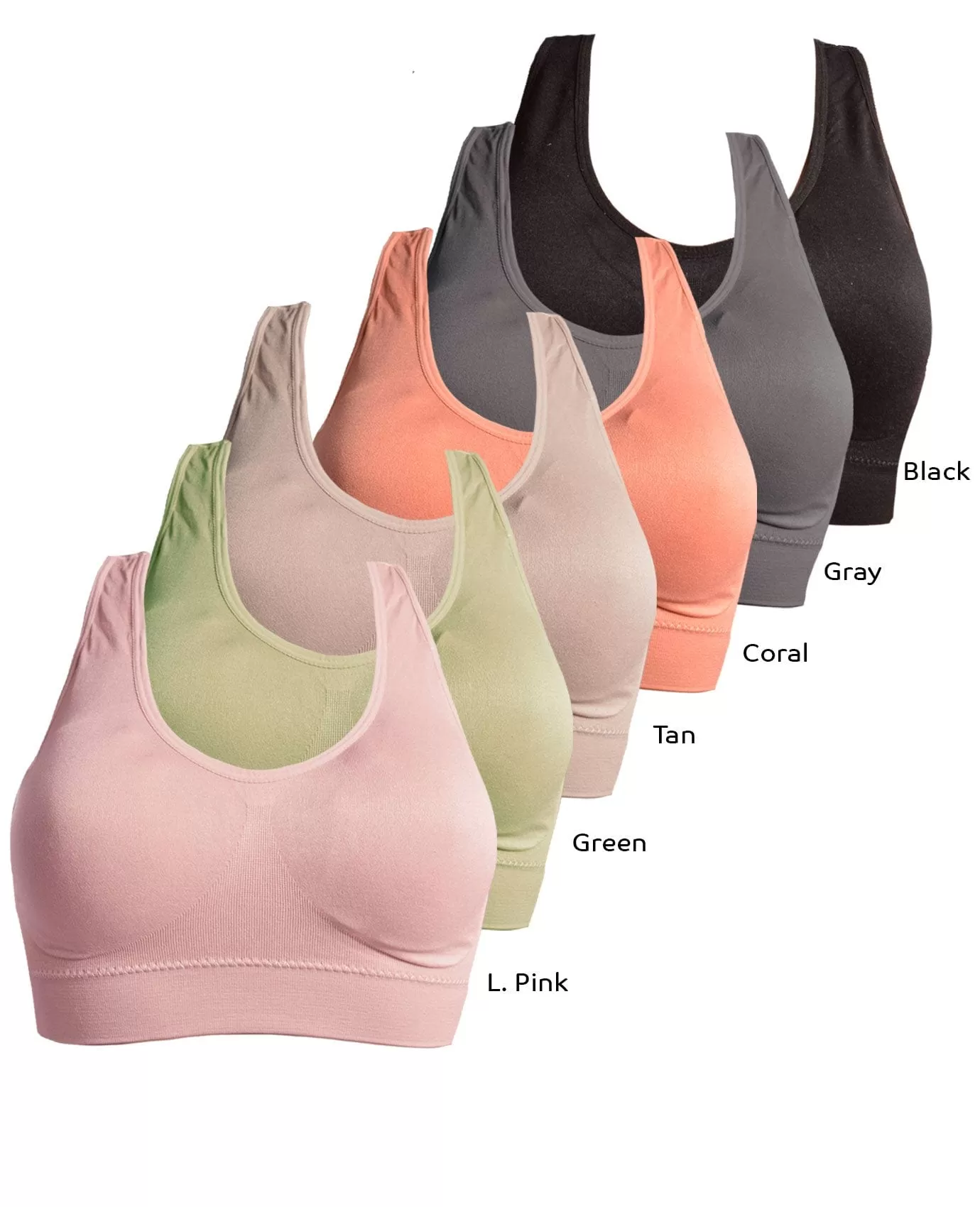 Sofra Simple Colors Sports Bra