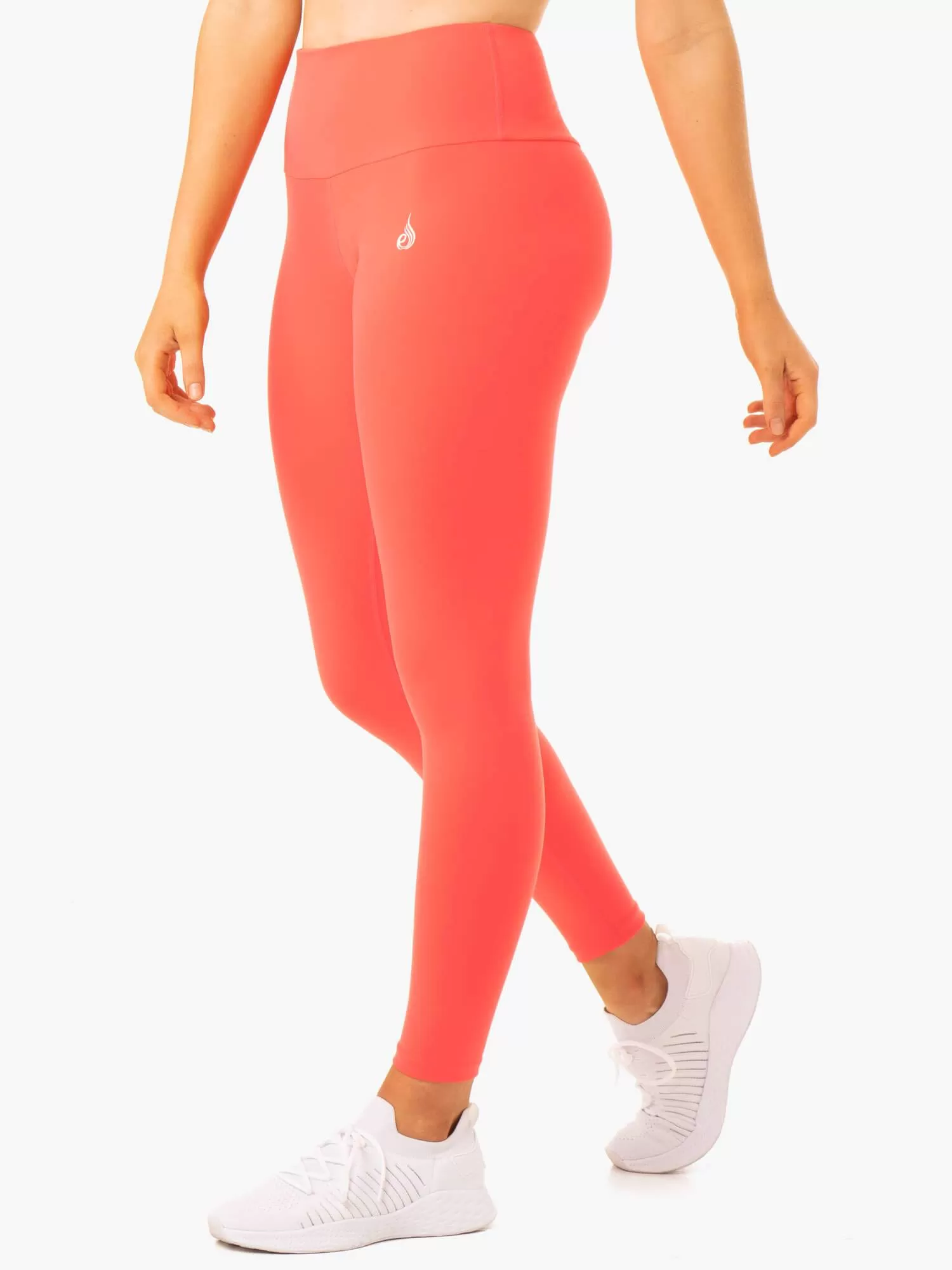 Staples Scrunch Bum Leggings - Coral