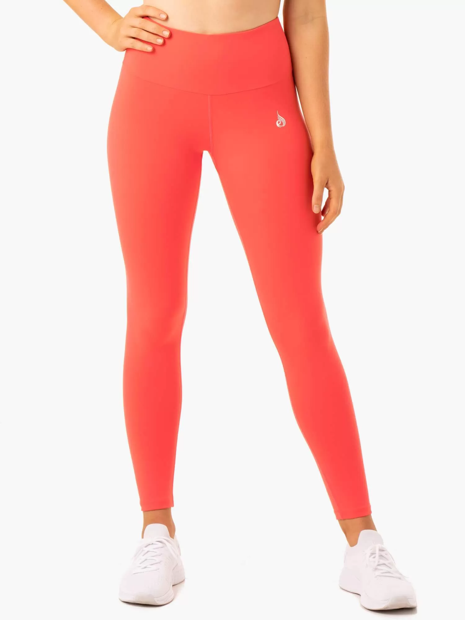 Staples Scrunch Bum Leggings - Coral