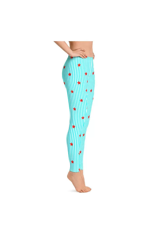 Star Power All-Over Print Leggings