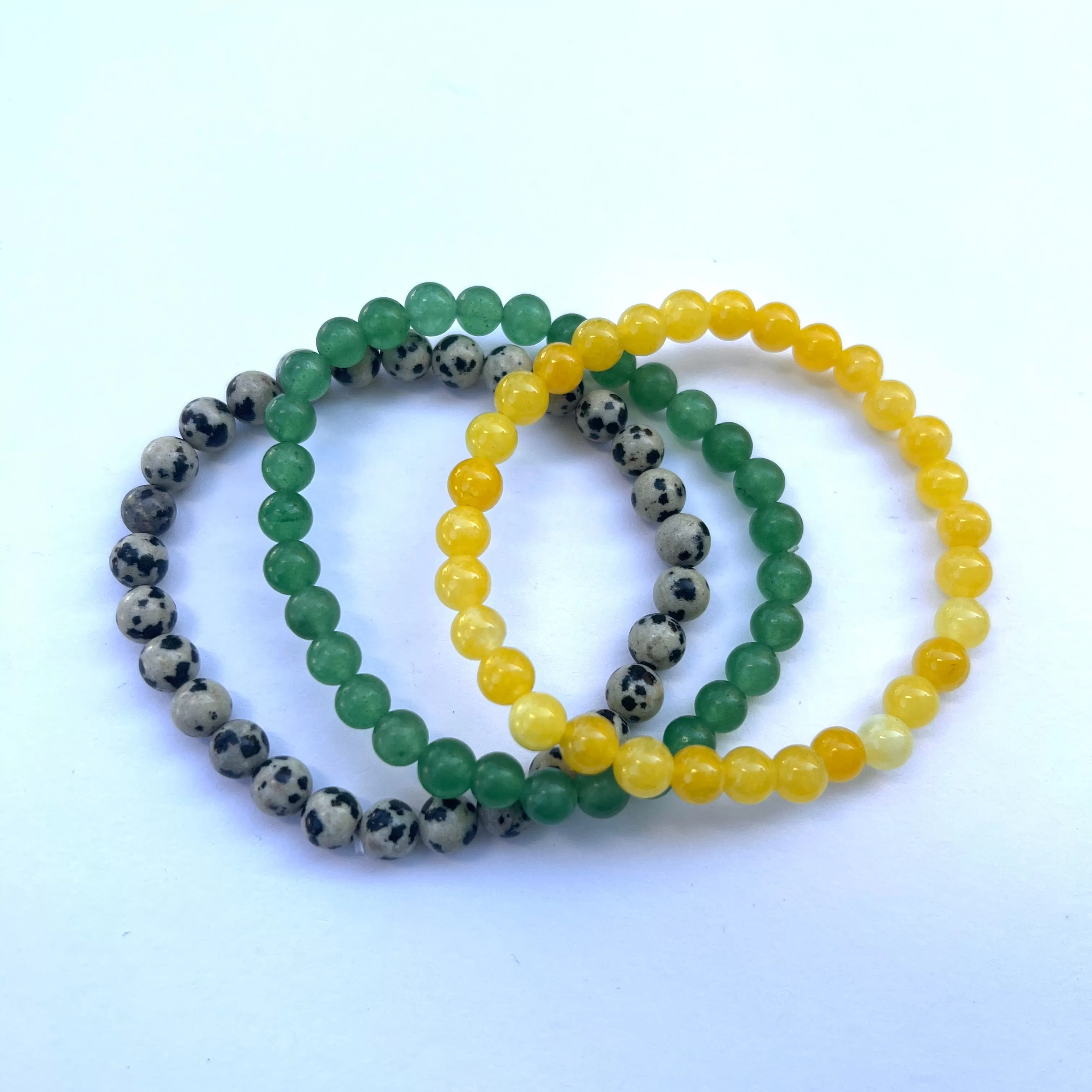 Stone Stretchy Bracelets - 6mm