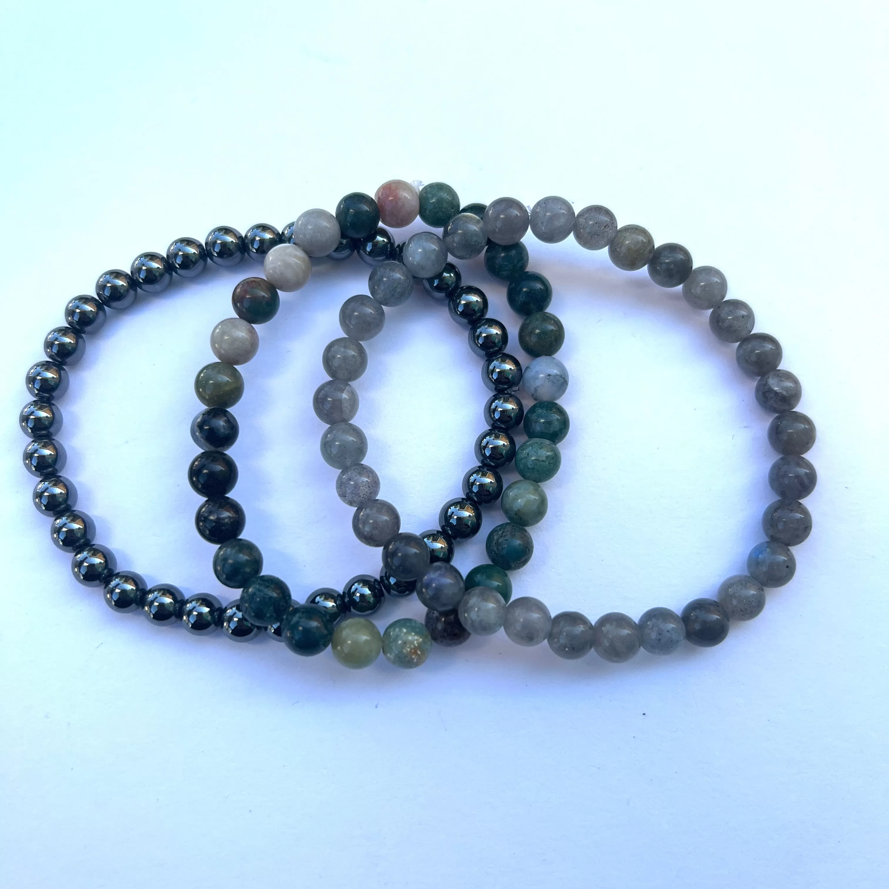 Stone Stretchy Bracelets - 6mm