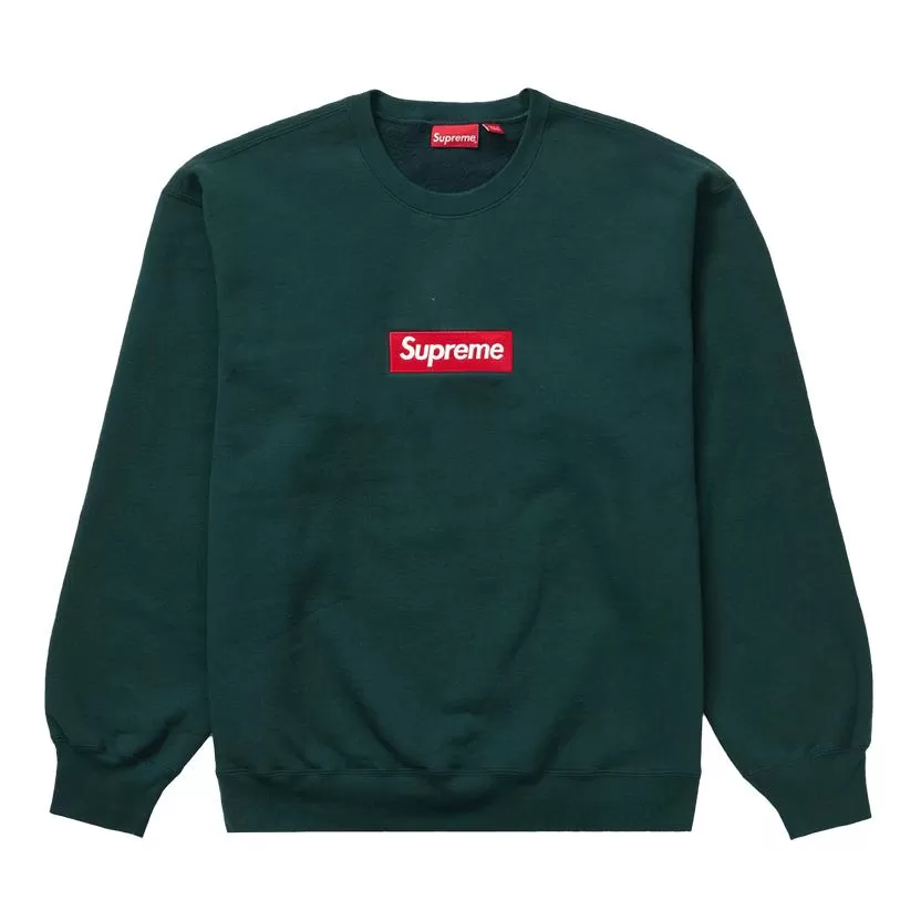 Supreme Box Logo Crewneck (FW22) Green