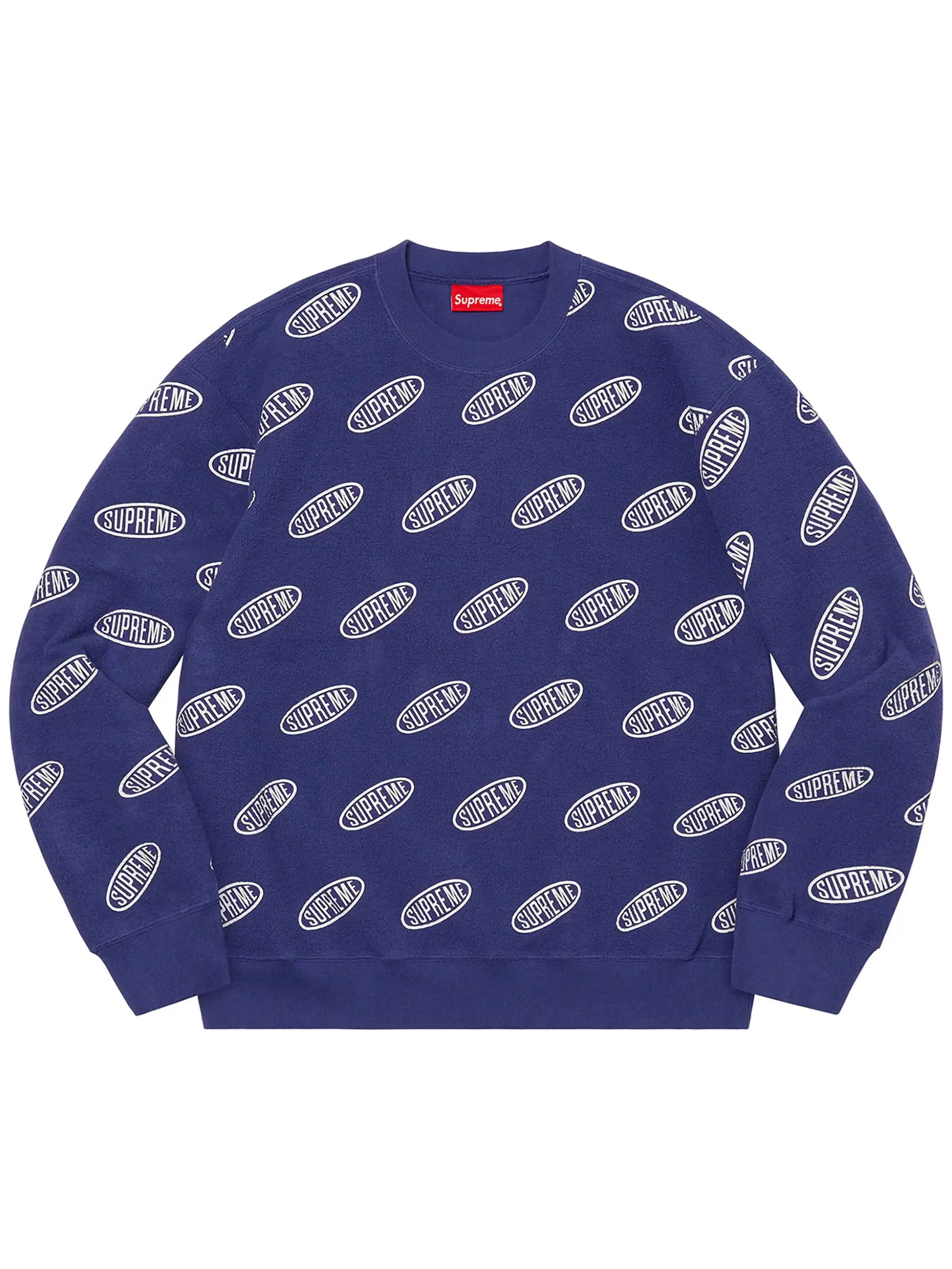 Supreme Liner Crewneck Washed Navy [SS21]