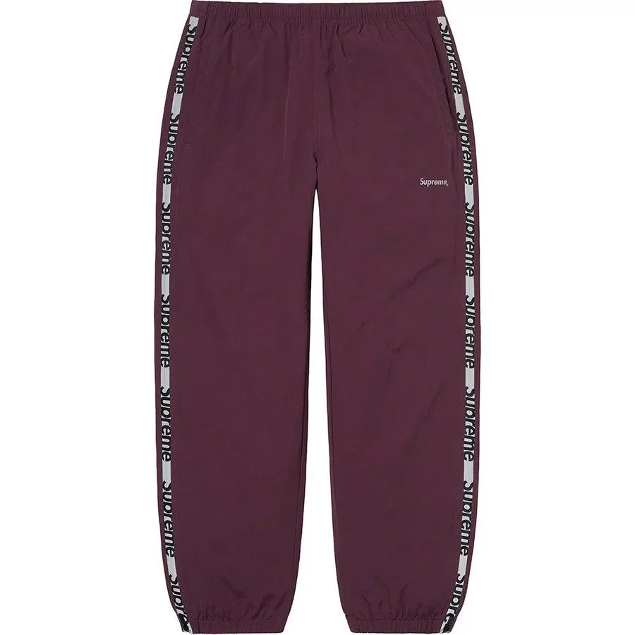 Supreme Reflective Zip Track Pant (Purple)