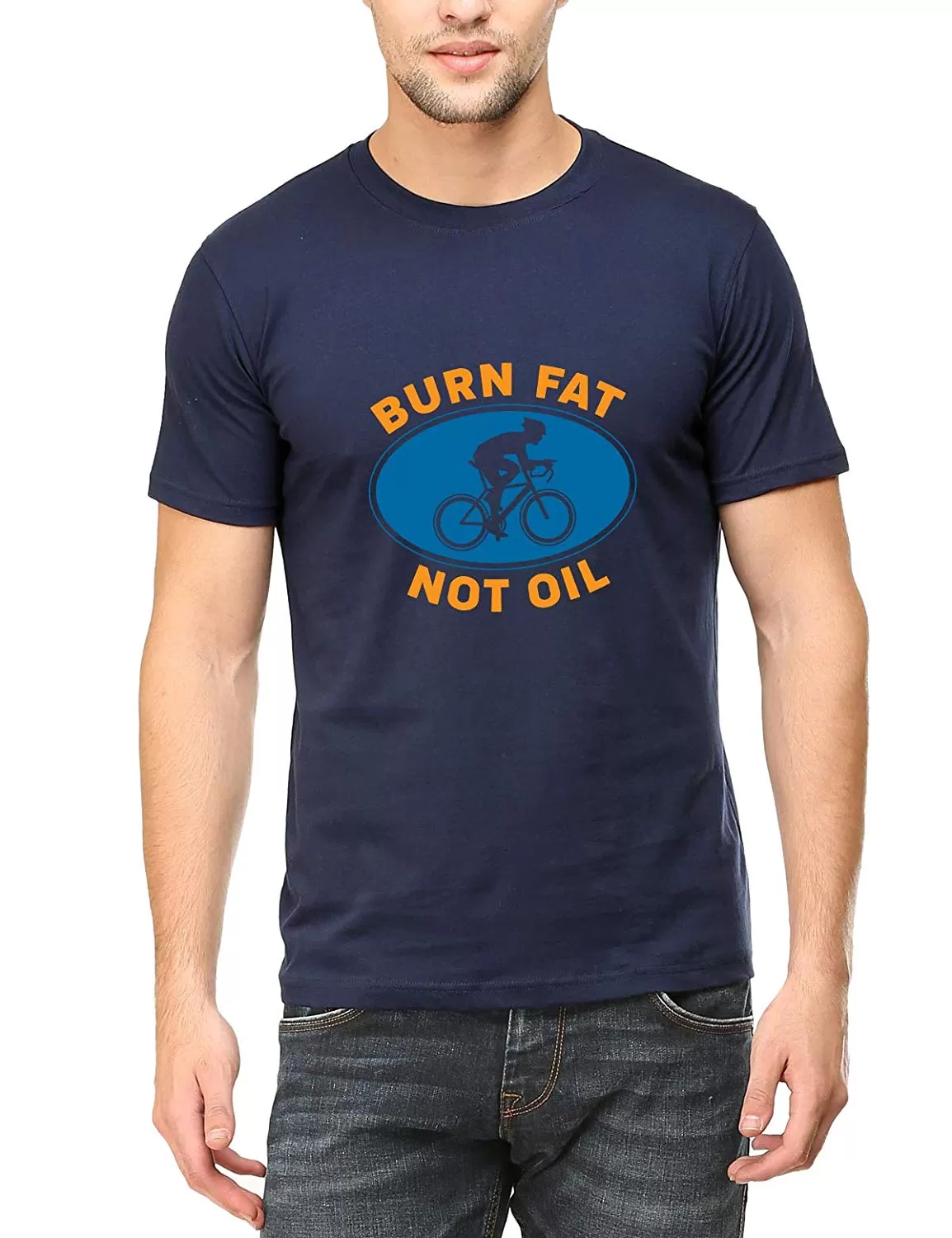 Swag Swami Men's Burn Fat Not Oil T-Shirt