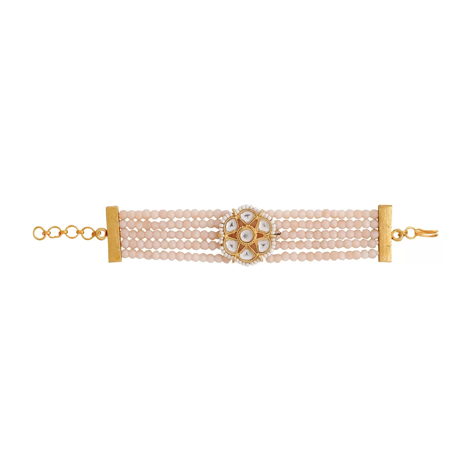 Teejh Adhira Light Pink Beaded Bracelet