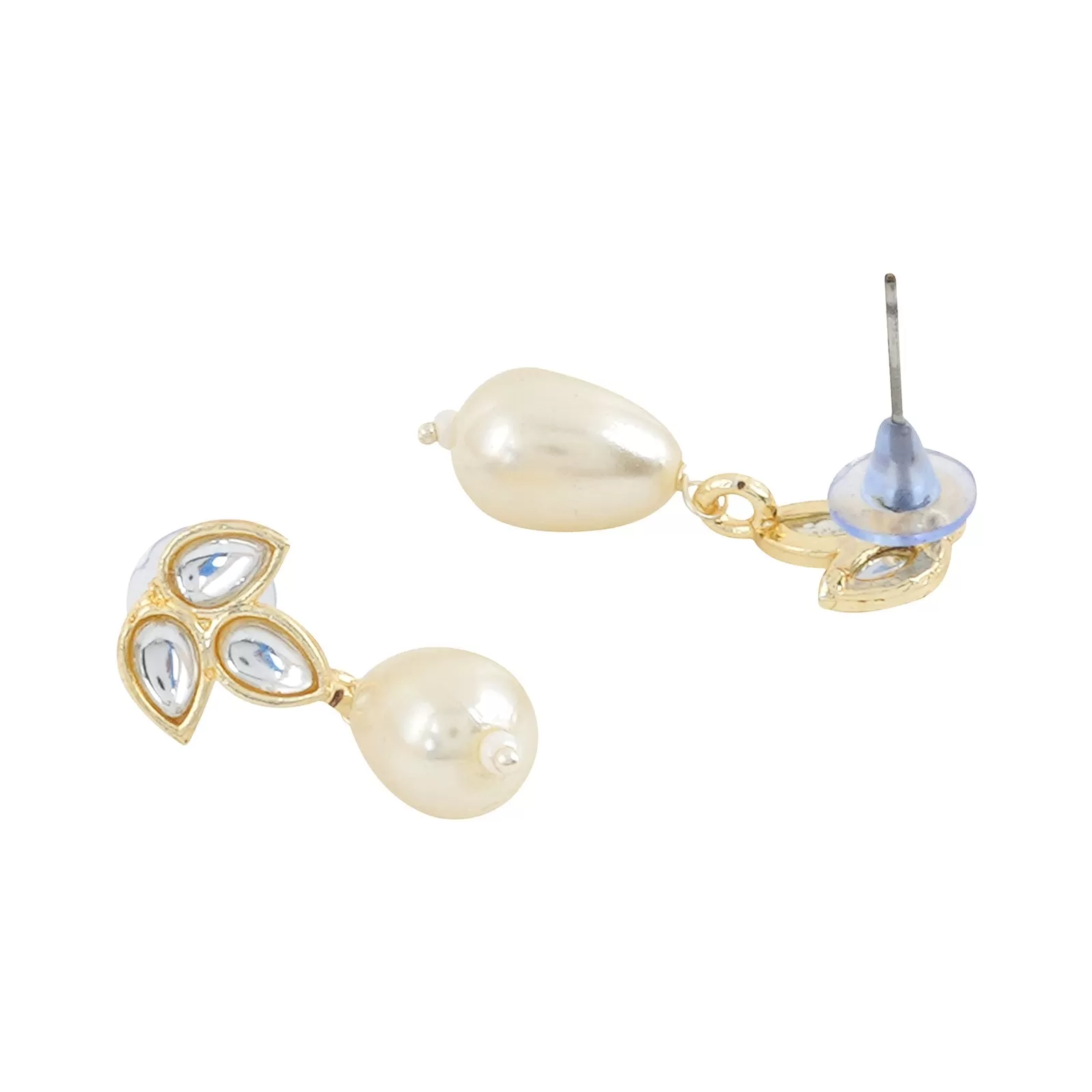 Teejh Kashvi Pearl and Polki Earring